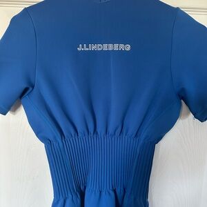 J.Lindeberg Nautical Blue Kim Top golf